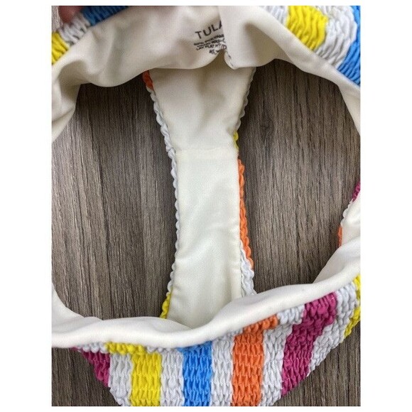 Tularosa Revolve Rainbow Striped Sammie Carnival Bikini Bottom Only -Size XS - Picture 6 of 8